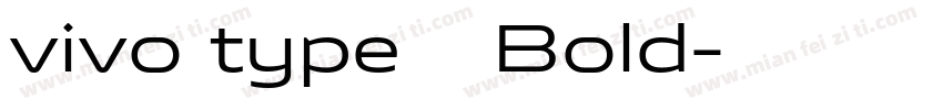 vivo type 简 Bold字体转换